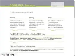 Sites similar to gedit.net