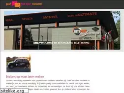 Sites similar to geefhetdoorreclame.nl