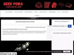 Sites similar to geek-powa.fr