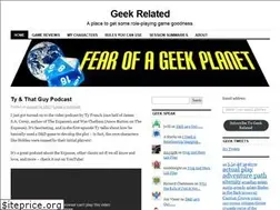 Sites similar to geek-related.com