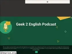 Sites similar to geek2englishpodcast.com