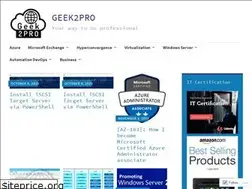 Sites similar to geek2pro.wordpress.com
