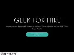 Sites similar to geek4hire.com.au