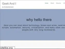 Sites similar to geekandi.com