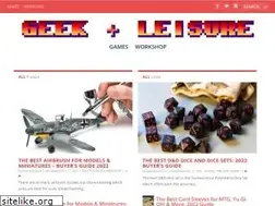 Sites similar to geekandleisure.com