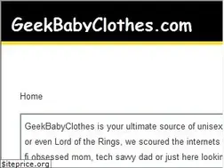 Sites similar to geekbabyclothes.com