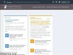 Sites similar to geekbacon.com