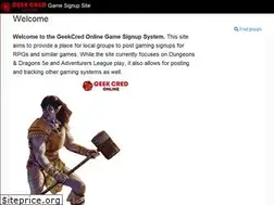 Sites similar to geekcredonline.com