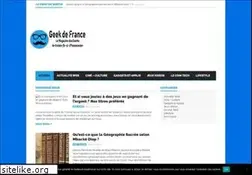 Sites similar to geekdefrance.fr