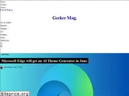 Sites similar to geekermag.com
