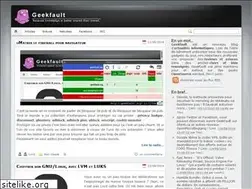Sites similar to geekfault.org