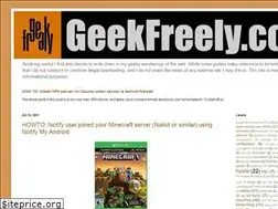 Sites similar to geekfreely.com