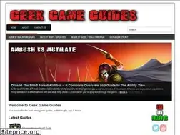 Sites similar to geekgameguides.com