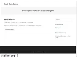 Sites similar to geekgetsgains.com