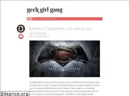 Sites similar to geekgirlgang.com