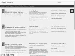 Sites similar to geekheads.blogspot.com