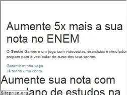Sites similar to geekiegames.com.br