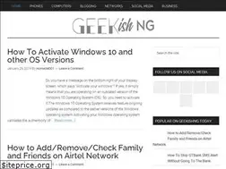 Sites similar to geekish.ng
