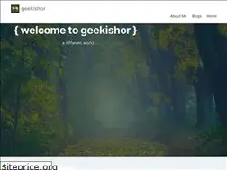 Sites similar to geekishor.com