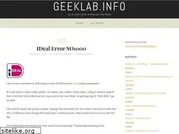 Sites similar to geeklab.info