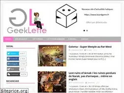 Sites similar to geeklette.fr