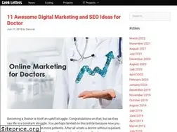 Sites similar to geekletters.com