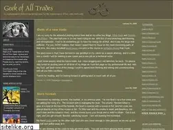 Sites similar to geekofalltrades.net