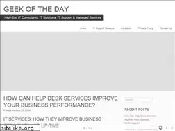Sites similar to geekoftheday.com