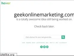 Sites similar to geekonlinemarketing.com