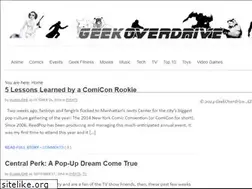 Sites similar to geekoverdrive.com