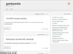 Sites similar to geekpedia.wordpress.com