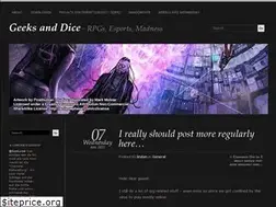 Sites similar to geeks-and-dice.de