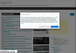 Sites similar to geeks3d.com
