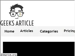 Sites similar to geeksarticle.com