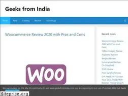 Sites similar to geeksfromindia.com