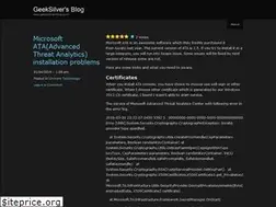 Sites similar to geeksilver.wordpress.com