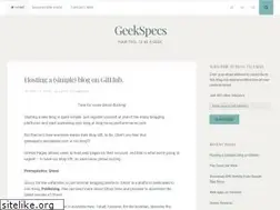Sites similar to geekspecs.wordpress.com