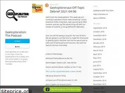 Sites similar to geeksplorationpodcast.com