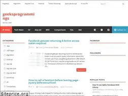 Sites similar to geeksprogrammings.blogspot.com
