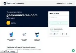 Sites similar to geeksuniverse.com