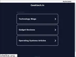 Sites similar to geektech.in