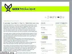 Sites similar to geektechnique.org