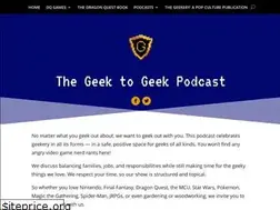 Sites similar to geektogeekcast.com