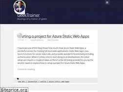 Sites similar to geektrainer.dev