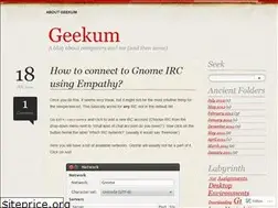 Sites similar to geekum.wordpress.com