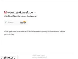 Sites similar to geekweek.com