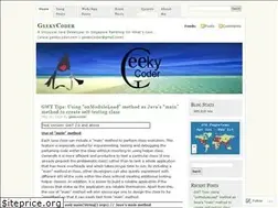 Sites similar to geekycoder.wordpress.com