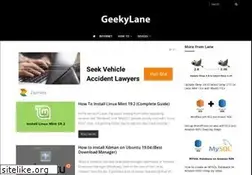 Sites similar to geekylane.com