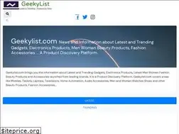 Sites similar to geekylist.com