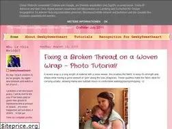 Sites similar to geekysweetheart.blogspot.com